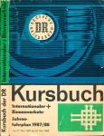 Kursbuch Internationaler + Binnenverkehr Jahresfahrplan 1987/88, gültig vom 31. Mai 1987 bis 28. Mai 1988