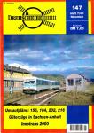 Drehscheibe Heft 147 (7/00 November 2000): Umlaufpläne: 156, 184, 202, 216 / Güterzüge in Sachsen-Anhalt / Innotrans 2000