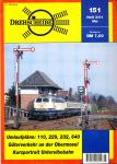 Drehscheibe Heft 151 (3/01 Mai 2001): Umlaufpläne: 110, 229, 232, 640 / Güterverkehr an der Obermosel / Kurzportrait Unterelbebahn