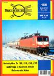 Drehscheibe Heft 156 (8/01 Dezember-Januar 2001): Umlaufpläne Br 182, 212, 216, 218 / Güterzüge in Sachsen-Anhalt / Reisebericht Kuba