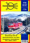 Drehscheibe Heft 172 (8/03 Dezember-Januar 2003): Abstellung ICE-TD / Baumaßnahmen am Netz / Kemprener Umlaufpläne: 627, 628.0, 628.1