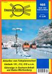 Drehscheibe Heft 165 (1/03 Februar-März 2003): Aktuelles vom Fahrplanwechsel / Umläufe 101, 212, 618 u.v.m. / Güterzüge in Sachsen-Anhalt und Baden-Württemberg