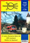 Drehscheibe Heft 174 (2/04 April 2004): 10 Jahre deutsche Bahn AG / KEG insolvent / Railion im Saarland