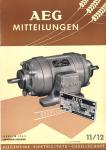AEG-Mitteilungen Heft 11/12 (November-Dezember) 1952