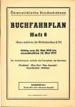 Buchfahrplan Heft 6: (Floridsdorf-) Wien Nord - Wien Aspanbf / Zentralfriedhof - Wolfsthal, gültig vom 28. Mai 1978 bis einschließlich 26. Mai 1979