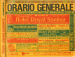 Orario Generale. Ferrovie Stato e Secondarie. Collegamenti Ferroviari tra i Principali Centri. Valido dal 30 Septembre al 01 Giugno 1985