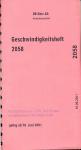 Geschwindigkeitsheft 2058, gültig ab 10. Juni 2001