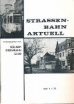 Straßenbahn Aktuell Heft 1/78