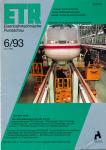 ETR Eisenbahntechnische Rundschau Heft 6/1993