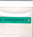 Deutsche Bundesbahn / Deutsche Reichsbahn: Verzeichnis der Abkürzungen - Bahnhöfe und Betriebsstellen, gültig vom 1. Januar 1992 an [Loseblattsammlung]