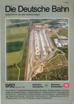 Die Deutsche Bahn (früher: Die Bundesbahn). Zeitschrift für aktuelle Verkehrsfragen Heft 9/92 (September 1992)