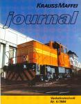 Krauss-Maffei Journal Verkehrstechnik Heft Nr. 5/1984
